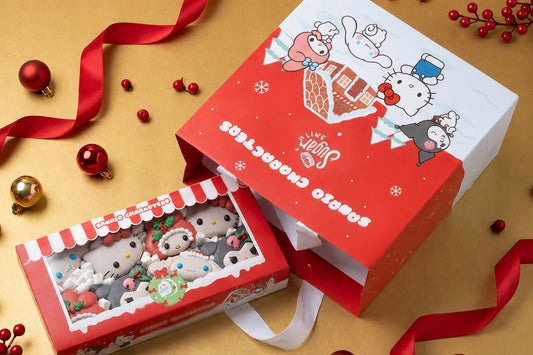 sanrio characters xmas large giftbox packaging