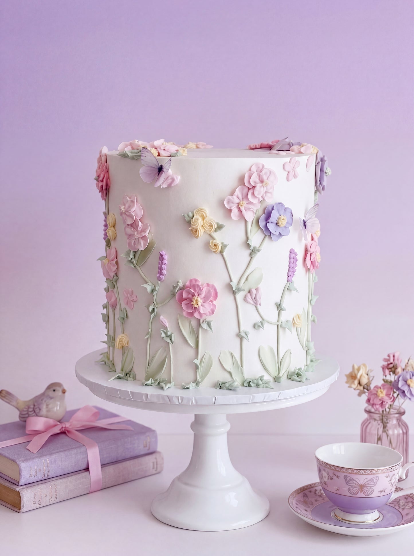 Enchanted Garden Cake