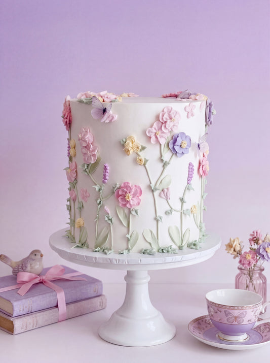 Enchanted Garden Cake