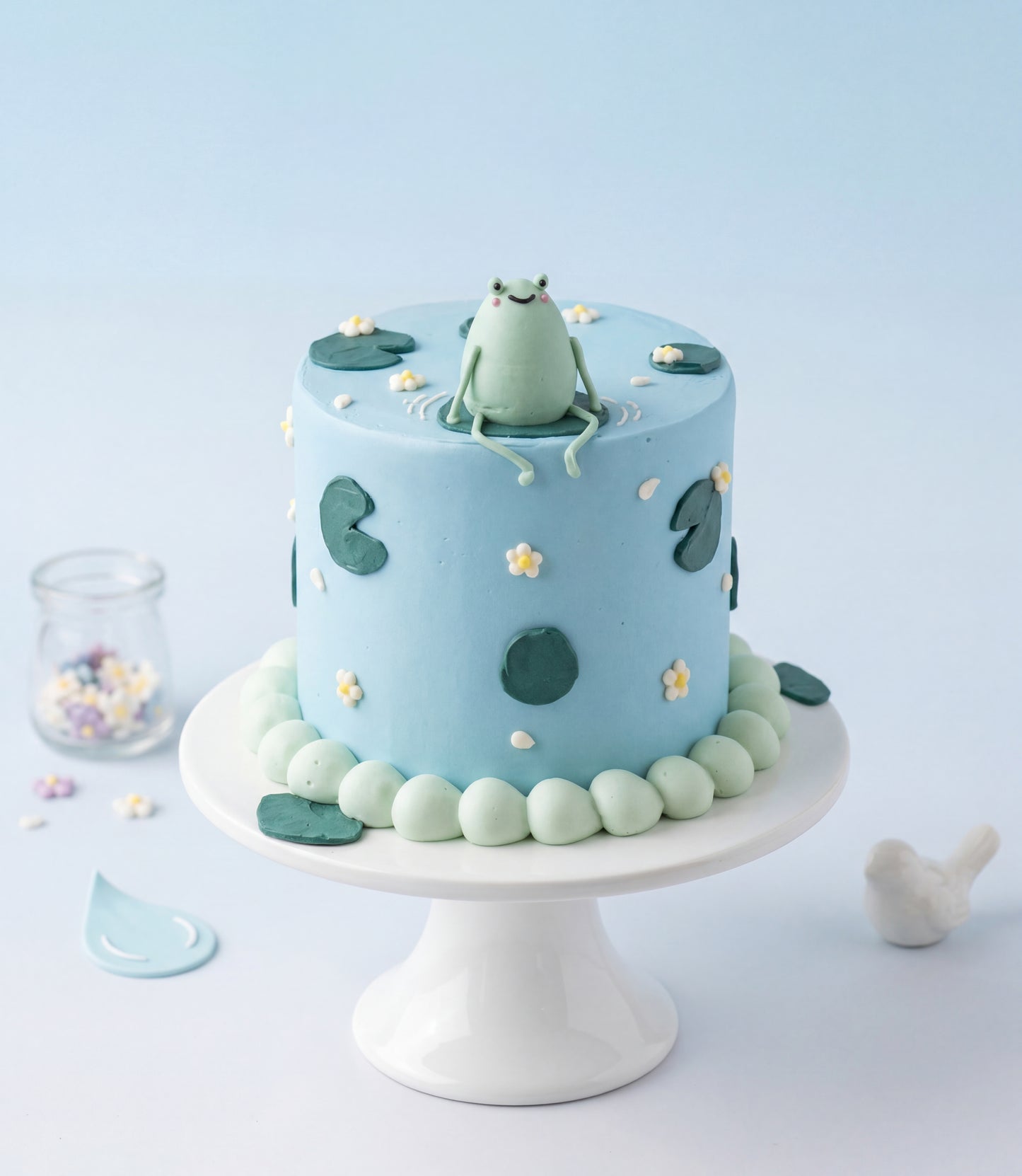 Fwog Lily Pond Cake