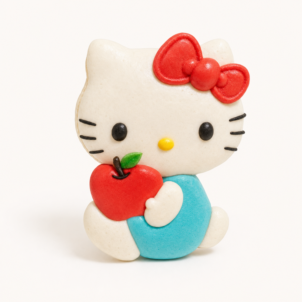 Hello Kitty Macaron Sculpture Topper