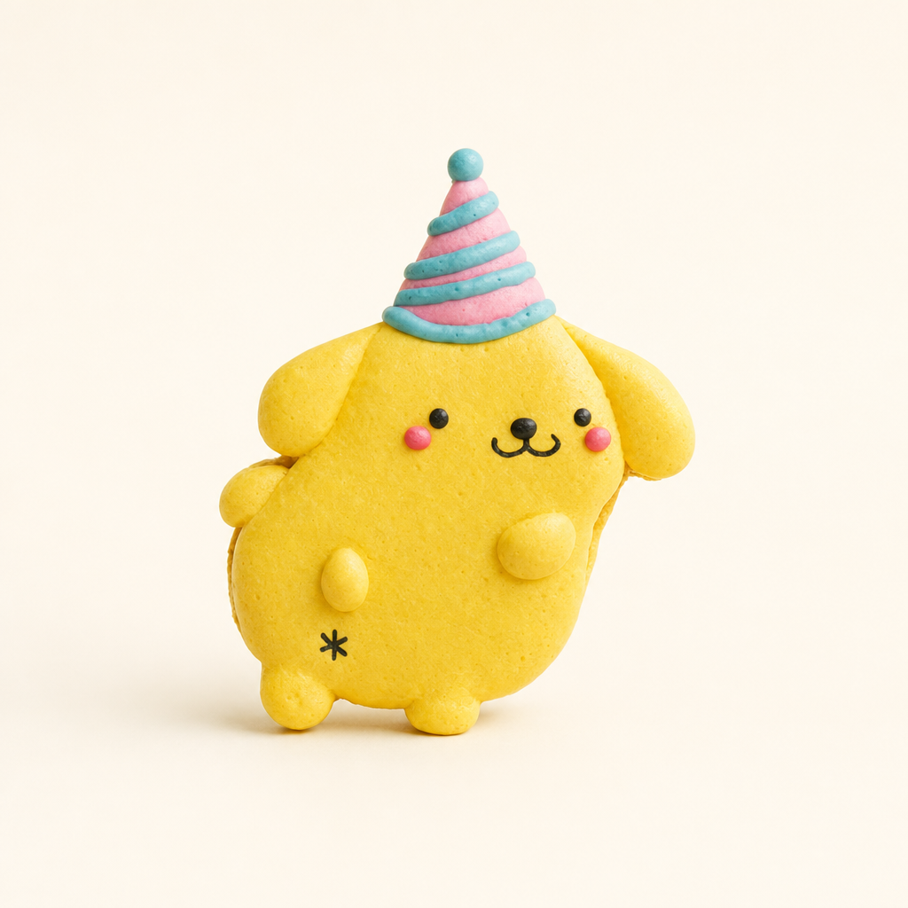 Pompompurin Macaron Sculpture Topper